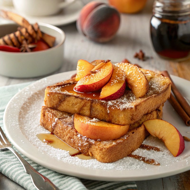 Peach French Toast Delight