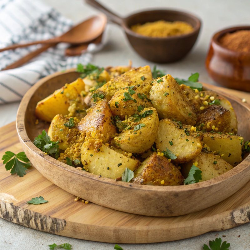 Vegan Country Potatoes with Nutritional Yeast