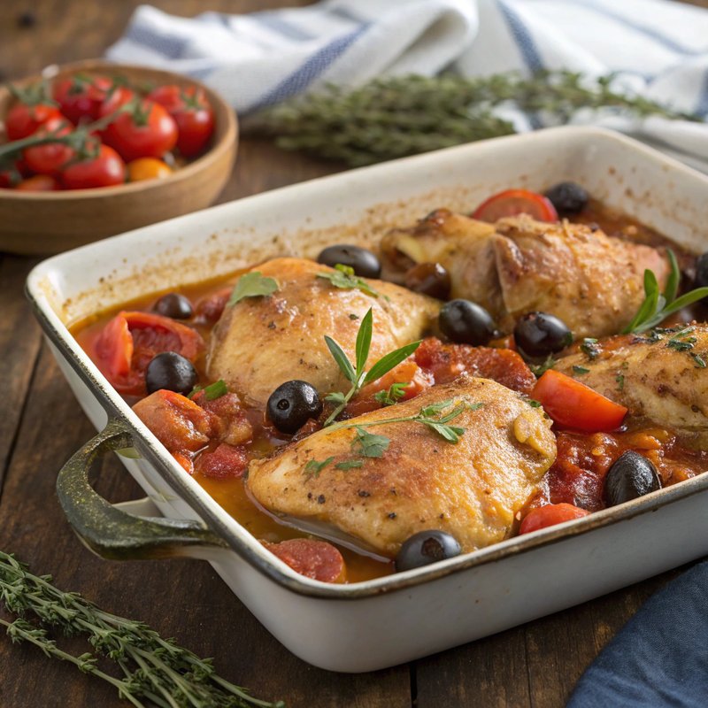 Poulet à la Provençale