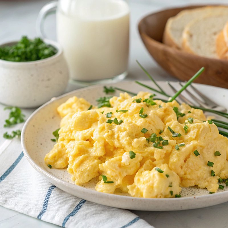 Fluffy Scrambled Eggs