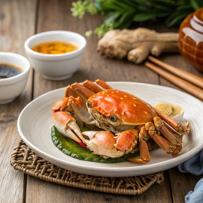Steamed Hairy Crab