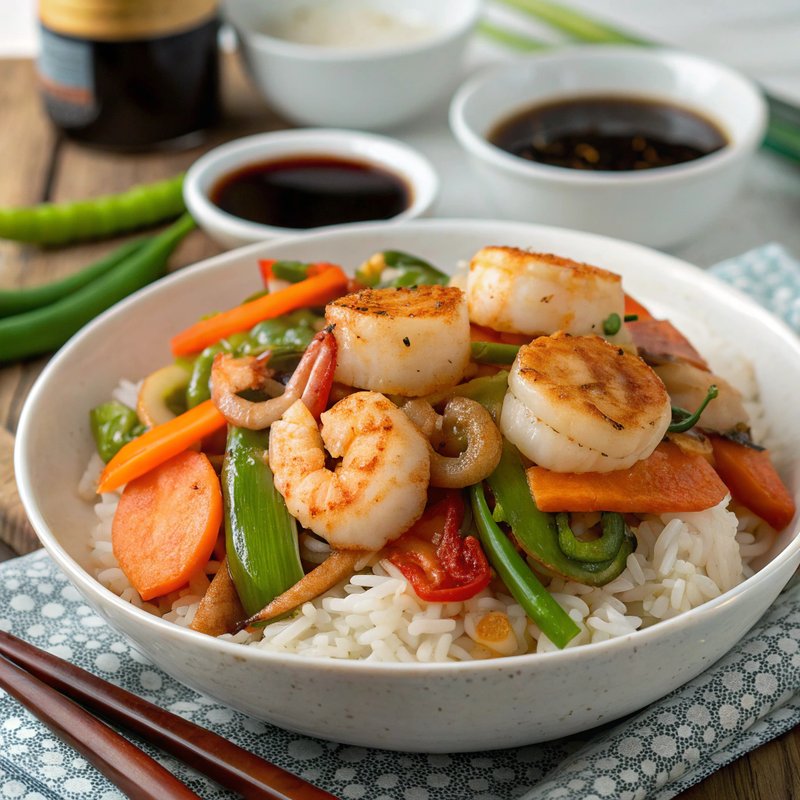 Delicious Seafood Stir Fry