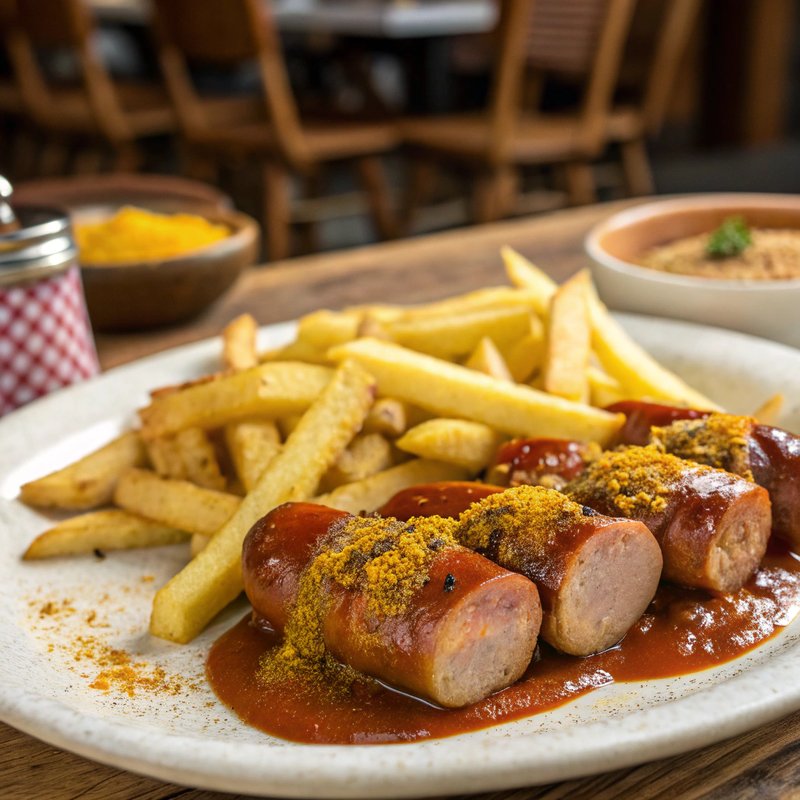Authentic German Currywurst