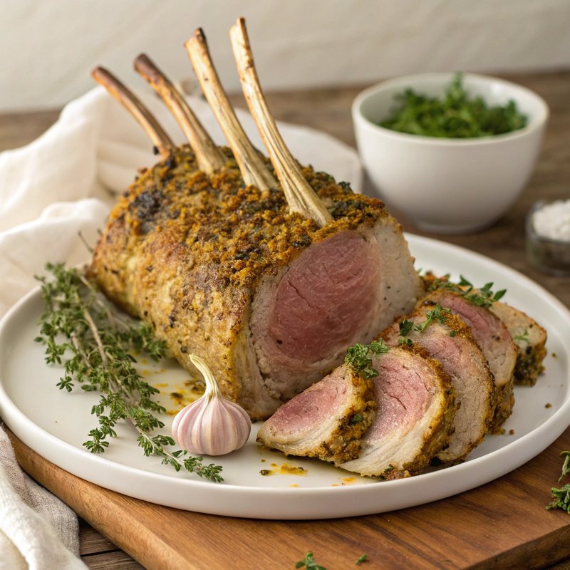 Herb-Crusted Rack of Veal