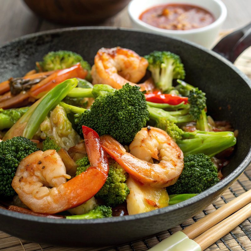 Prawn and Broccoli Stir Fry