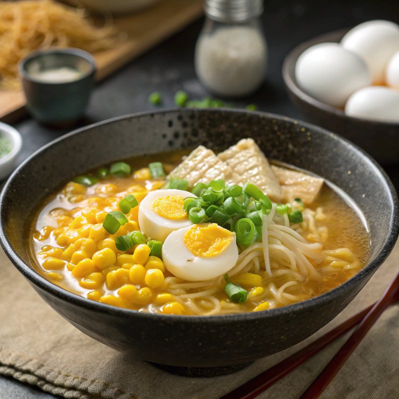 Enhanced Corn and Butter Ramen