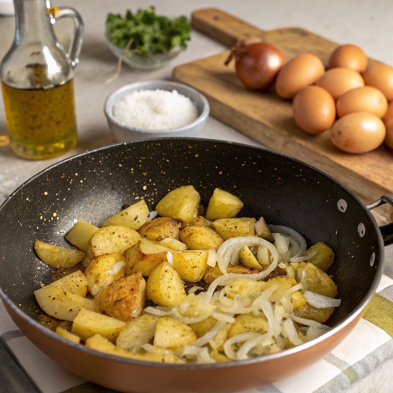 Spanish Potato Omelette (Tortilla Española)