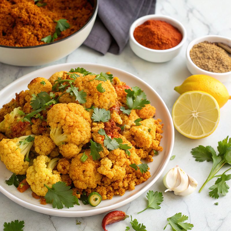 Tandoori Cauliflower Rice