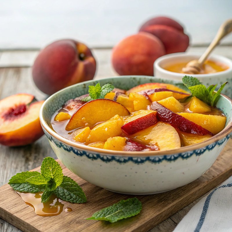 Nectarine and Mango Compote