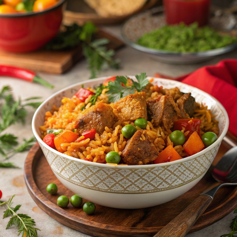 Nigerian Jollof Rice Curry