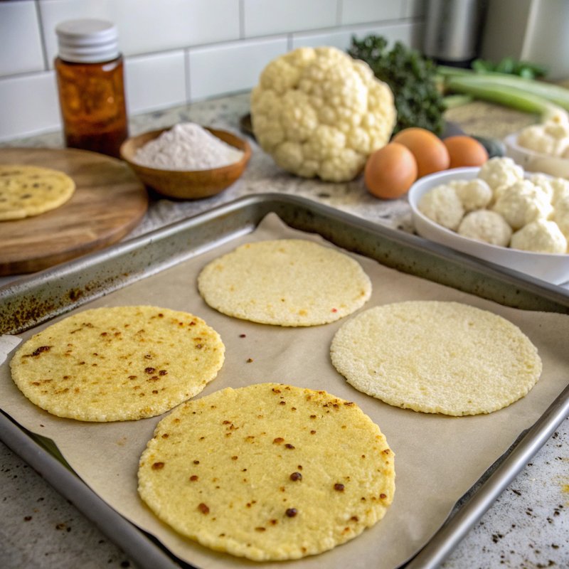 Gluten-Free Cauliflower Tortillas