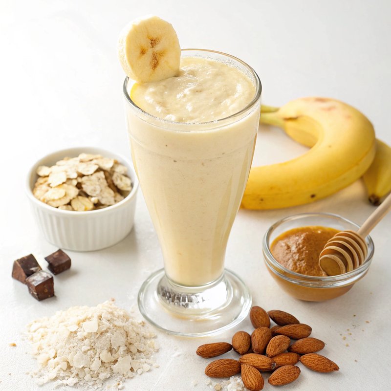 Creamy Banana Protein Shake