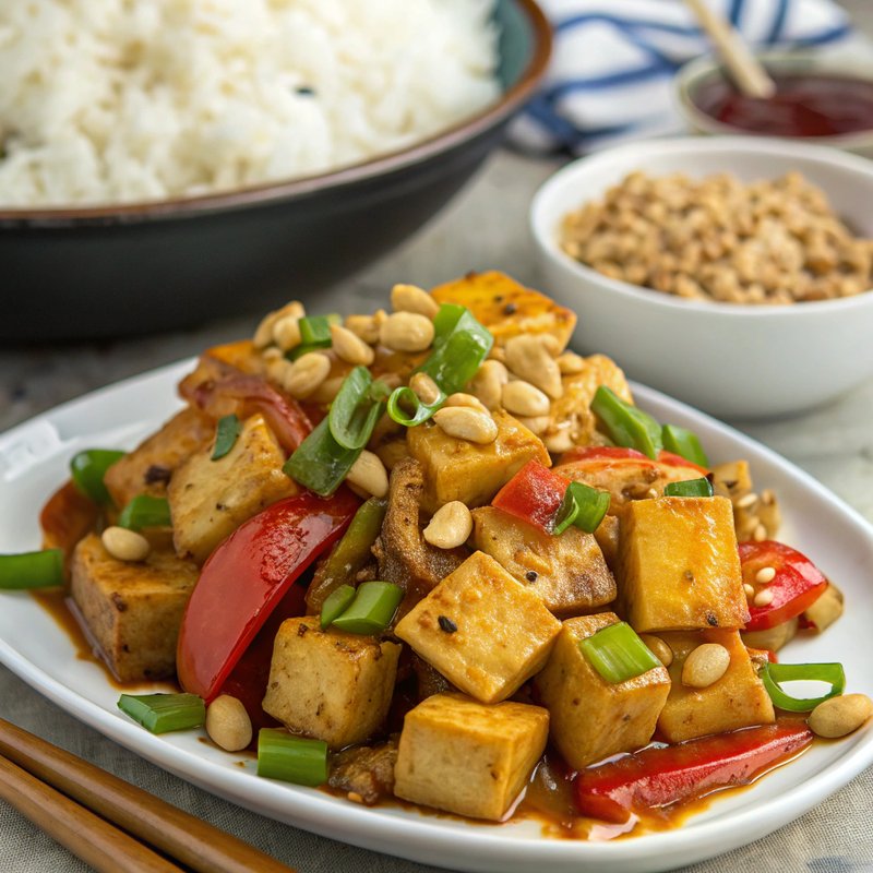 Kung Pao Tofu Stir Fry