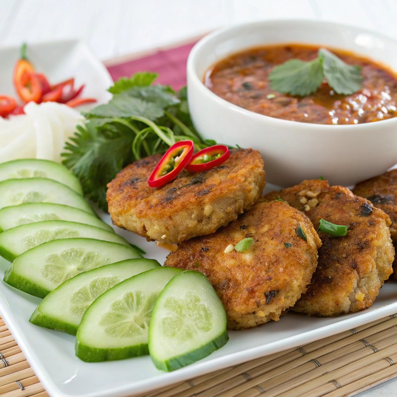 Tod Man Pla (Thai Fish Cakes)