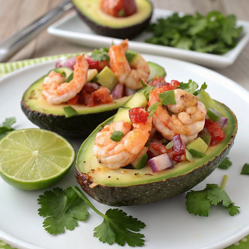 Prawn Stuffed Avocado