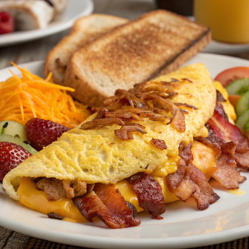 Bacon and Cheese Omelet