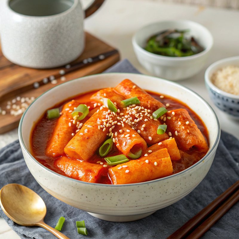 Tteokbokki - Spicy Korean Rice Cakes