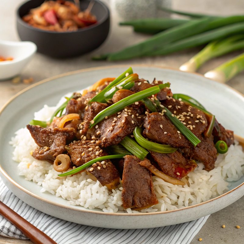 Mongolian Beef Stir Fry