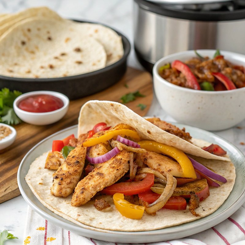 Air Fryer Chicken Fajitas