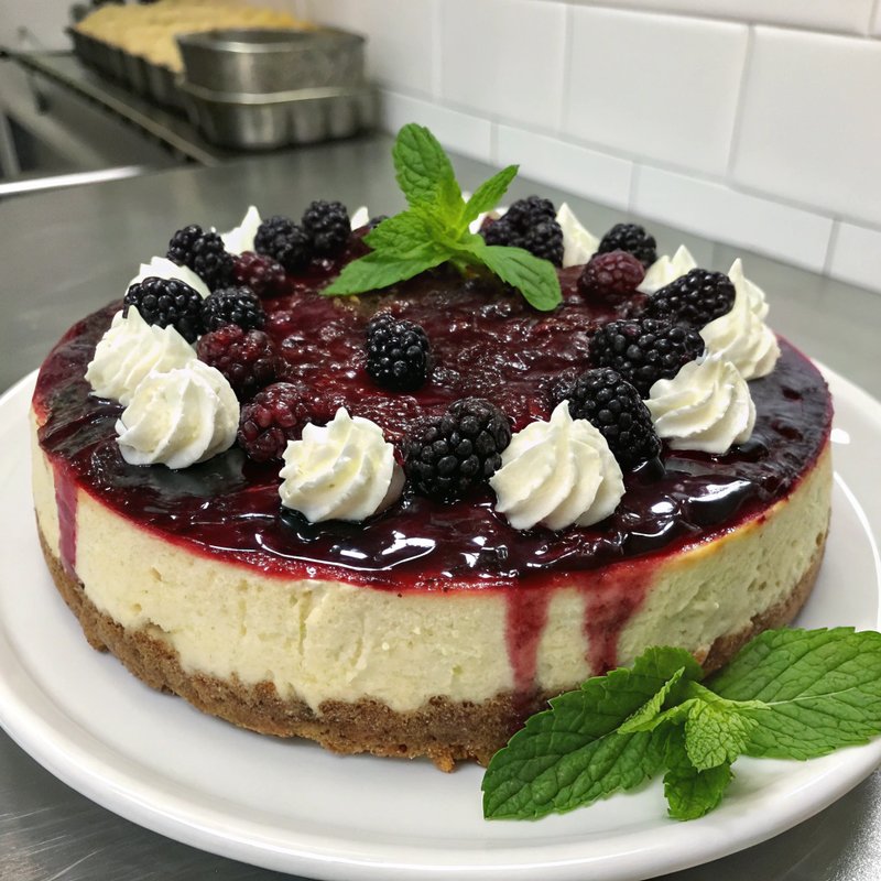 Decadent Blackberry Cheesecake