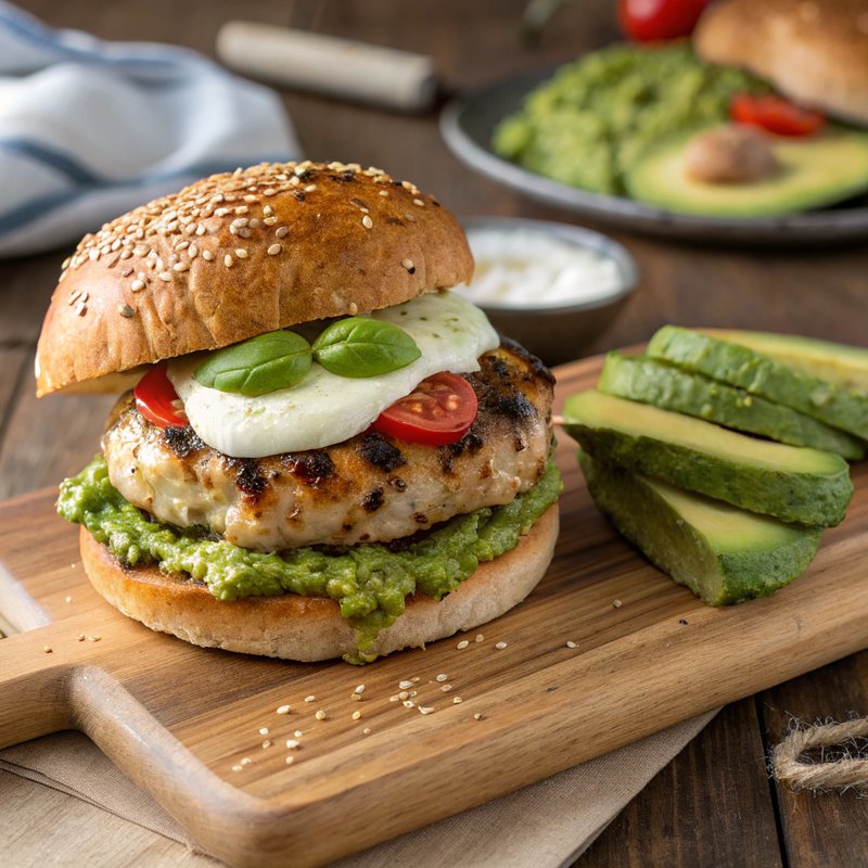 Pesto Chicken Burger