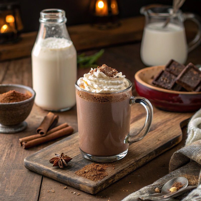 Atole Con Chocolate