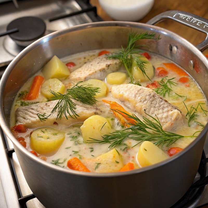 Kuhakeitto (Finnish Creamy Fish Soup)