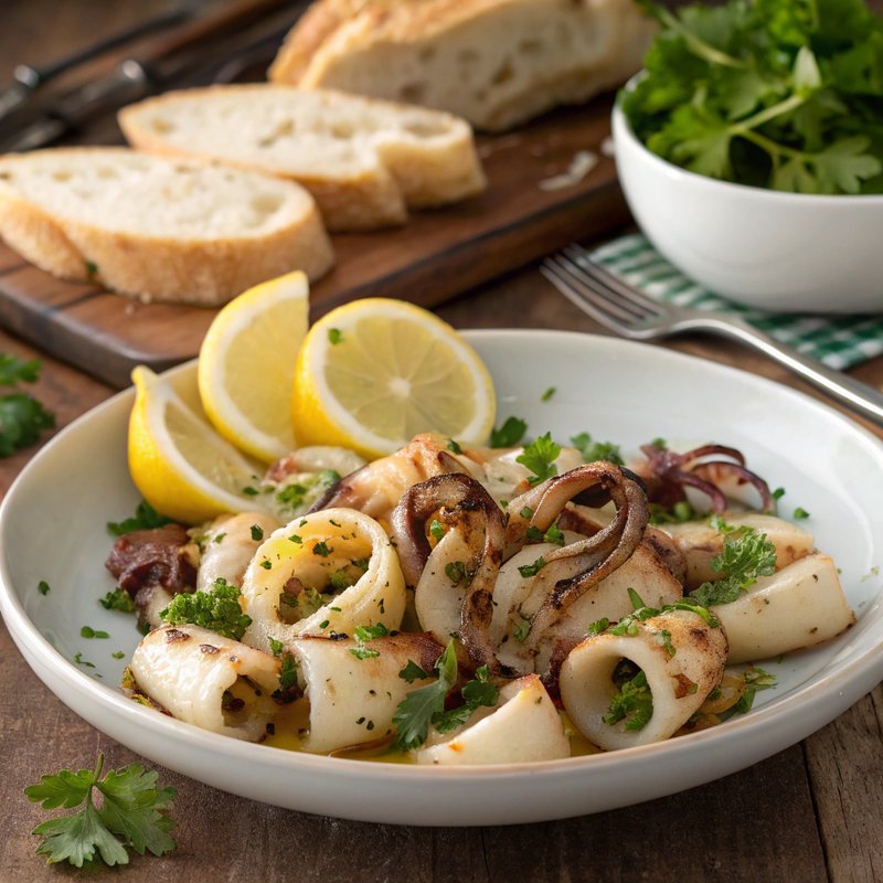 Calamares a La Plancha
