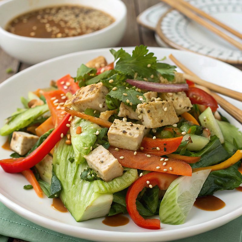 Vibrant Bok Choy and Tofu Salad