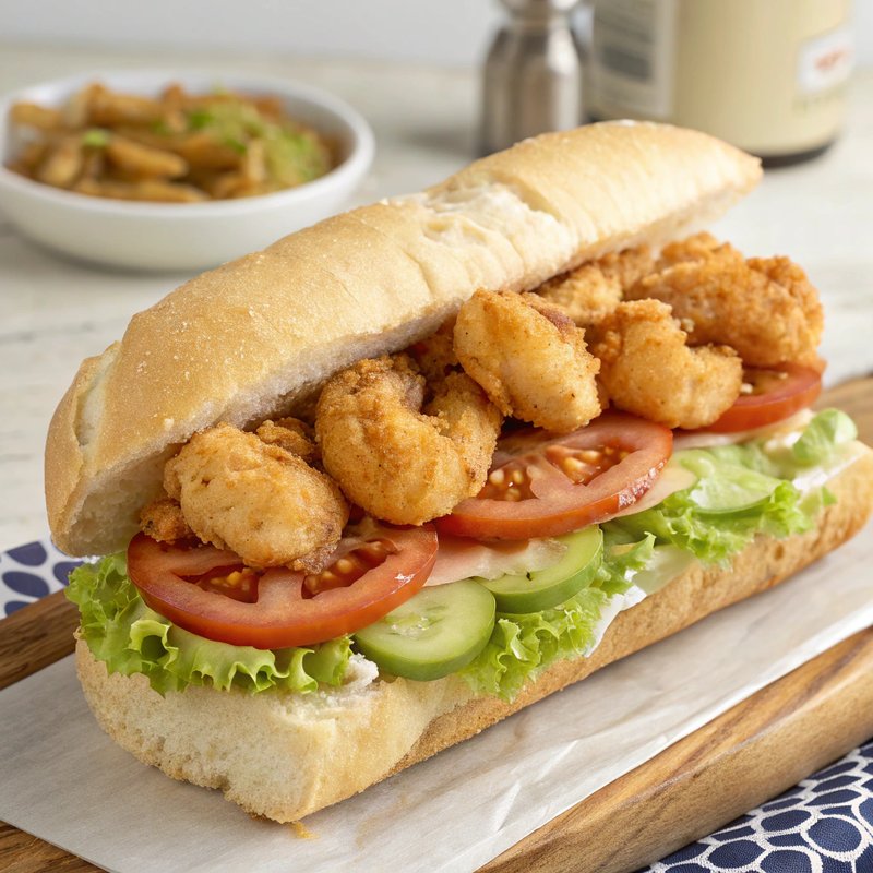 Fried Shrimp Po Boy