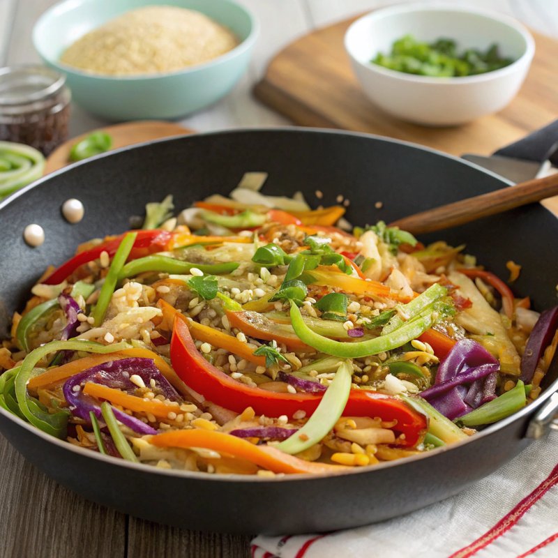 Colorful Cabbage Stir Fry