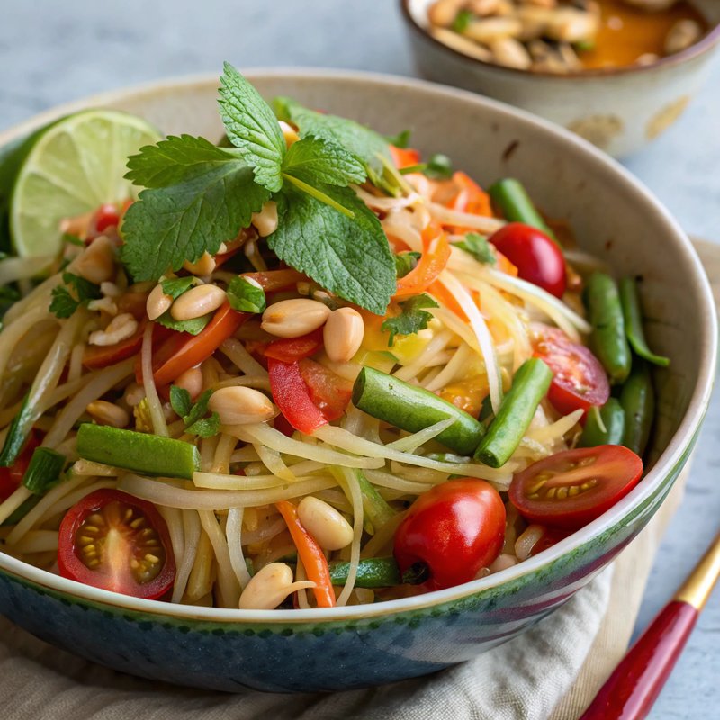 Thai Papaya Salad (Som Tum)