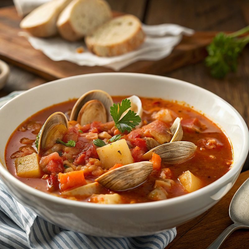 Enhanced Manhattan Clam Chowder