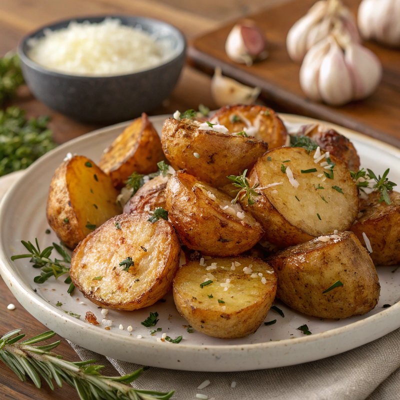 Garlic and Herb Roasted Potatoes