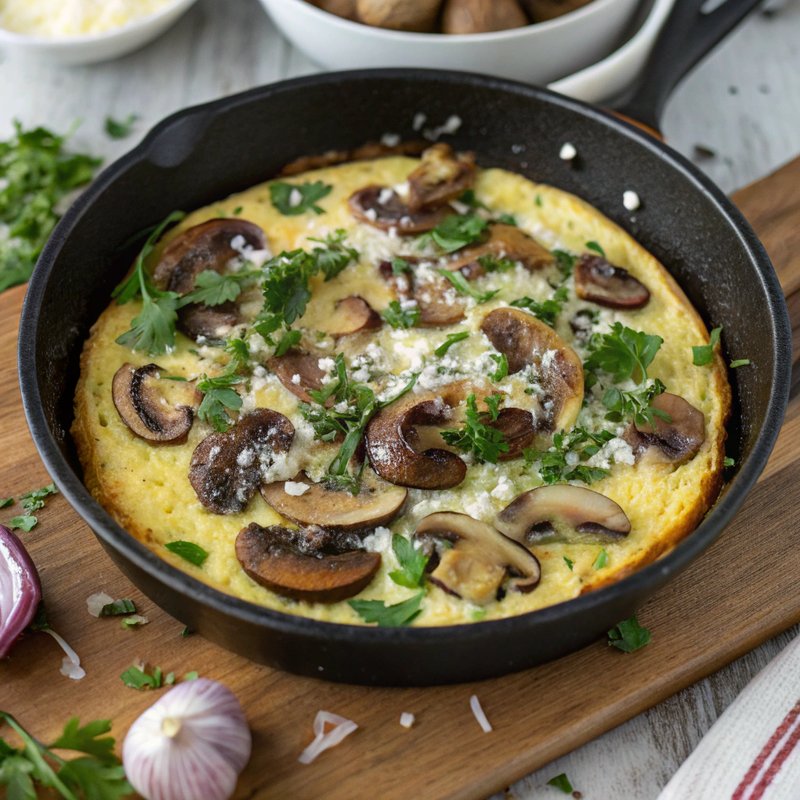 Mushroom and Herb Frittata
