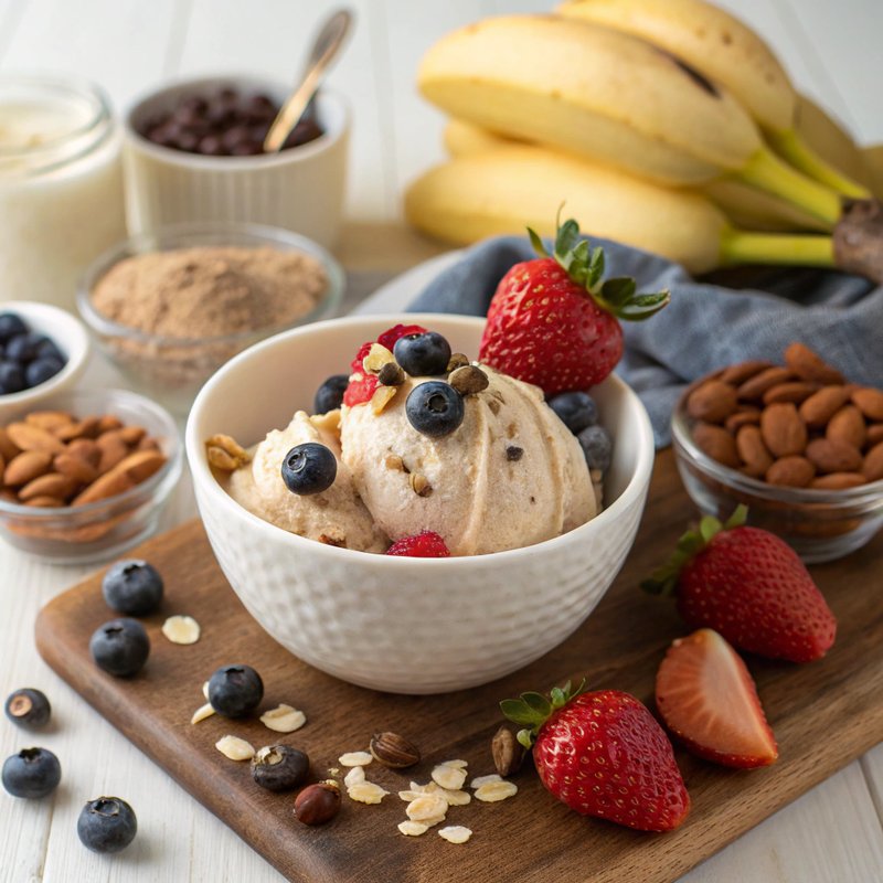 Homemade Protein Ice Cream