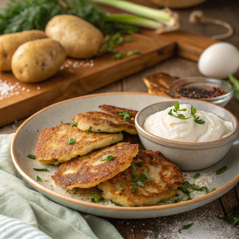 Placki Ziemniaczane (Polish Potato Pancakes)