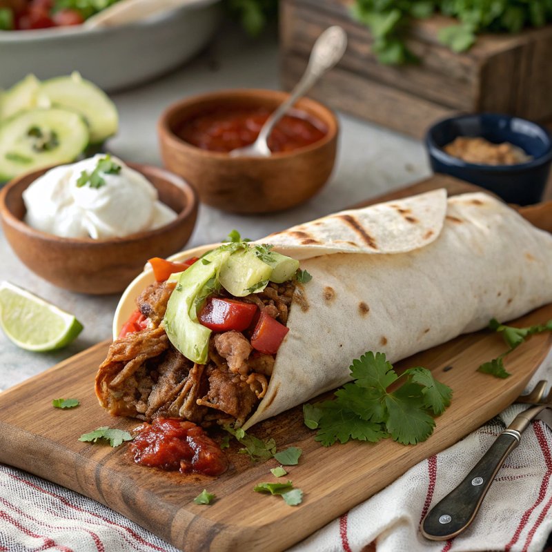 BBQ Pulled Pork Burrito