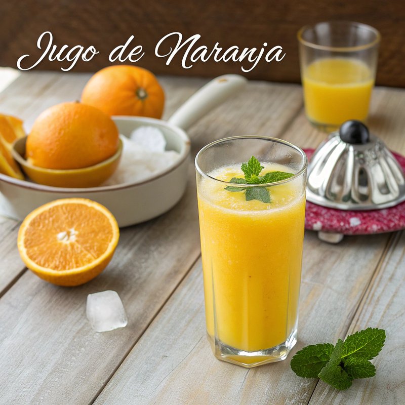 Jugo de Naranja - Freshly Squeezed Orange Juice