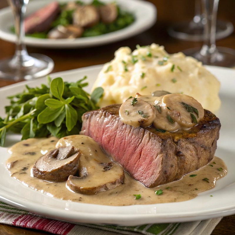 Filet de Boeuf aux Champignons