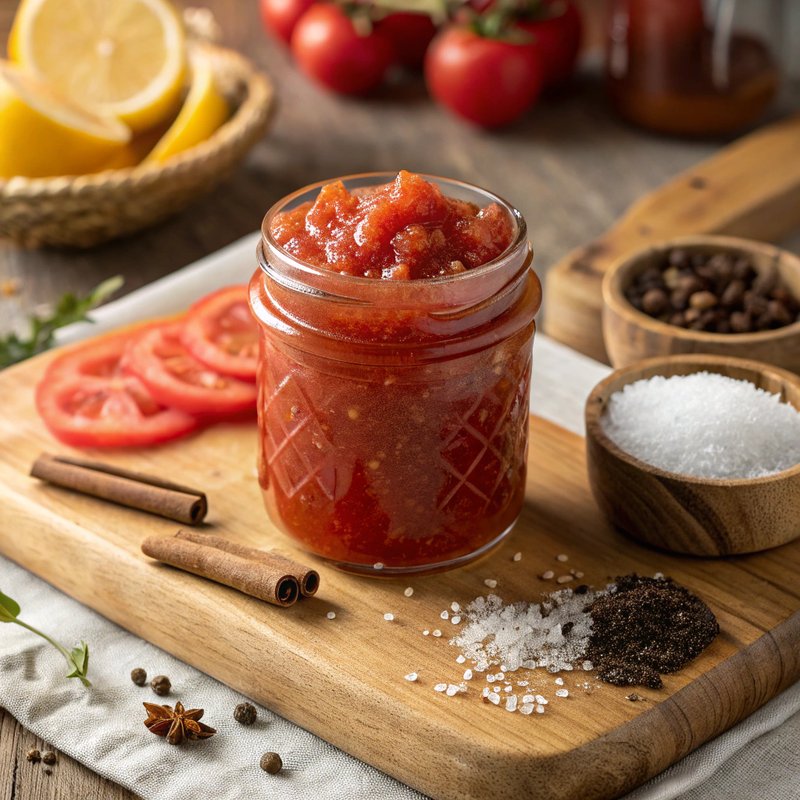 Sweet and Tangy Tomato Jam