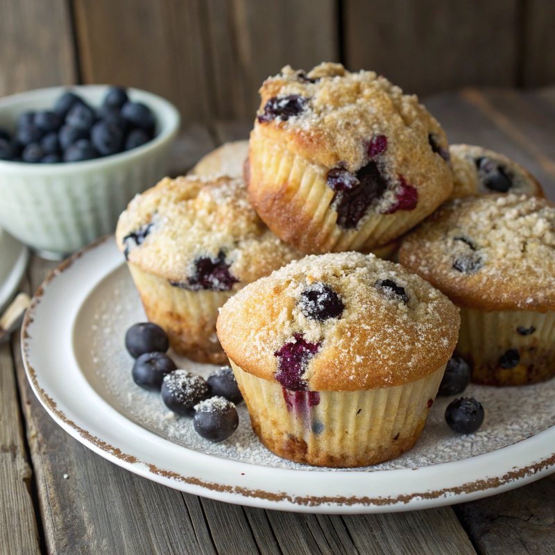 Boston Blueberry Muffins