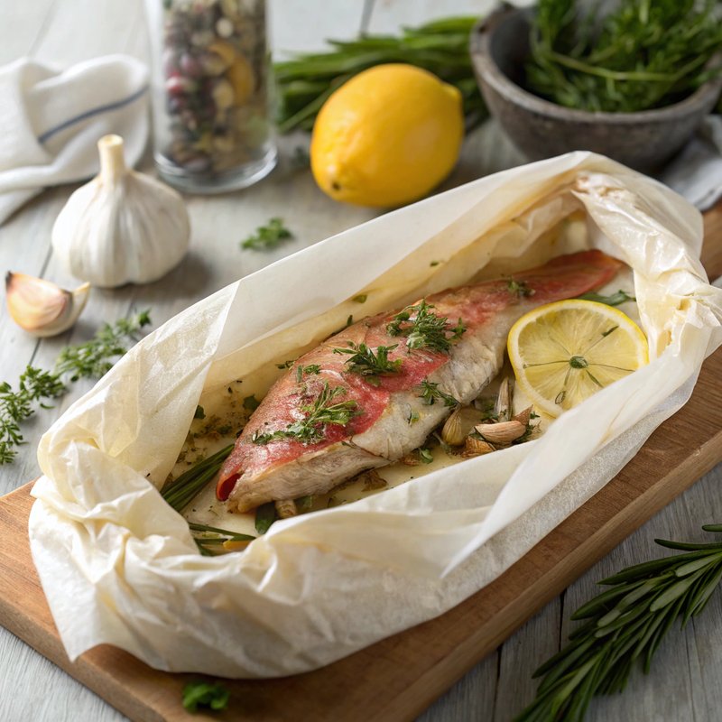 Rouget en Papillote