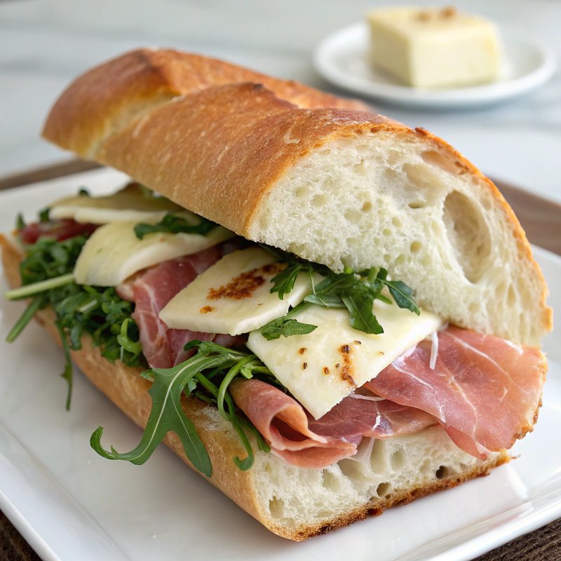 Prosciutto and Brie Sandwich