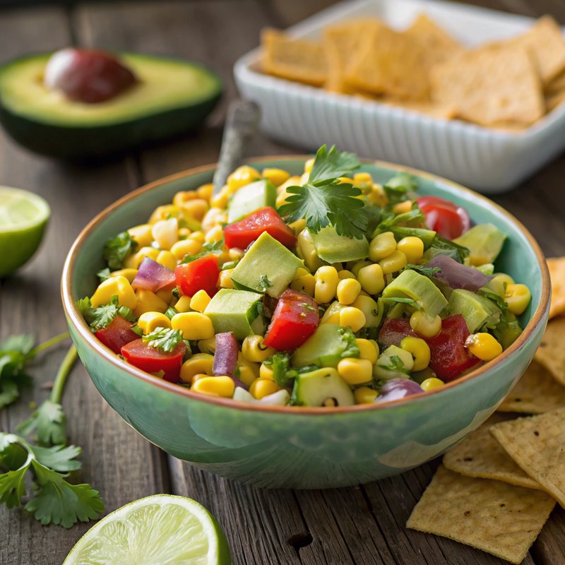 Enhanced Corn and Avocado Salsa