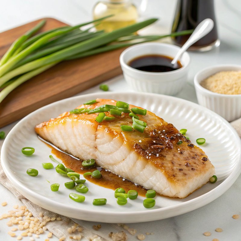 Sablefish with Miso Glaze