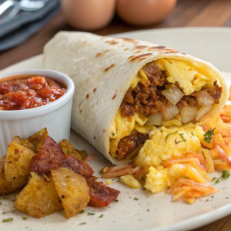 Breakfast Burrito Hashbrowns