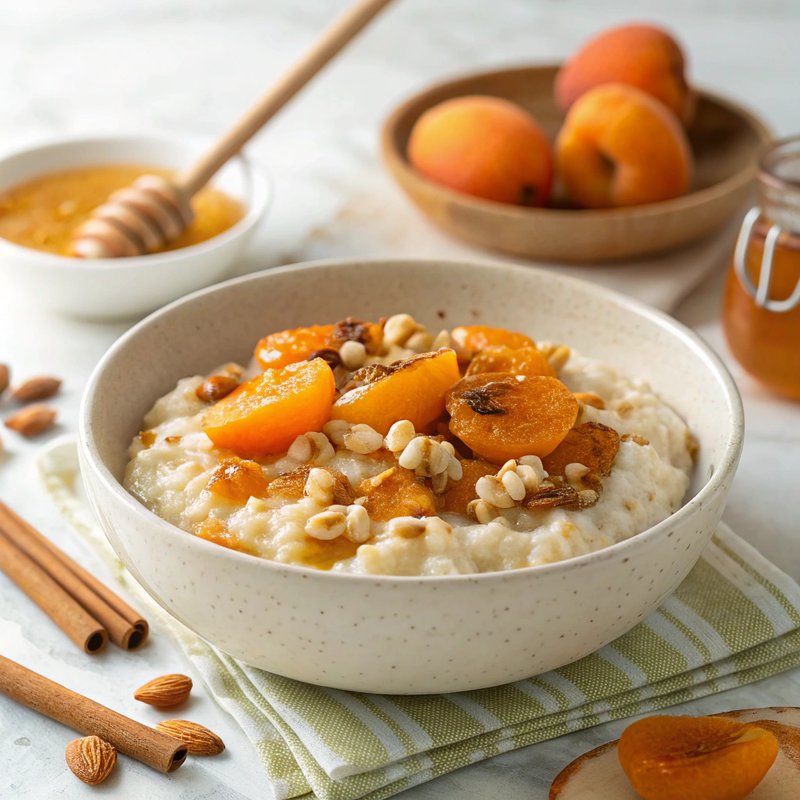 Sweet and Tangy Apricot Crisp Risotto