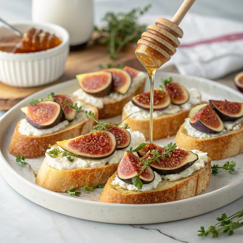 Fig and Goat Cheese Crostini