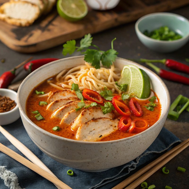Spicy Red Curry Ramen